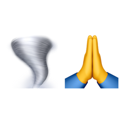 🌪🙏 Emoji Domain iOS rendering